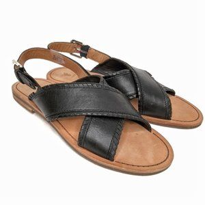 Frye | Shoes | Frye Robin Feather Criss Cross Sandals Black | Poshmark